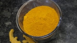 Turmeric Powder | Manjal Podi | Home Made Method In Tamil | English Subtitles | Gowri Samayalarai