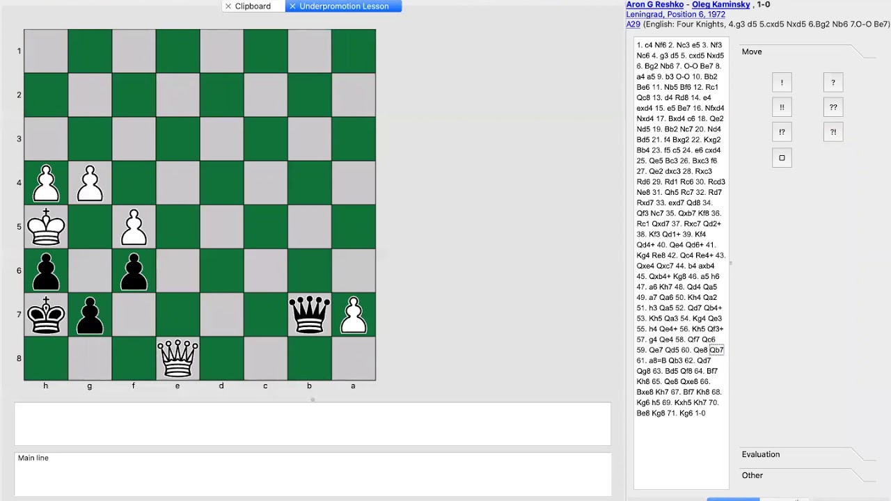 UNDERPROMOTION! [Coach Epiphany]