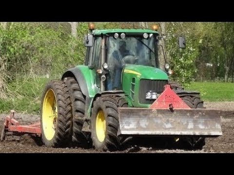 Cultivating | John Deere 7430 Premium + Evers | Zaaiklaar maken | Schimmel Overberg | 2017.