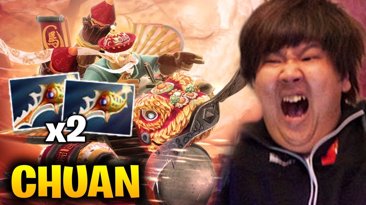 Gyrocopter with 2x Divine Rapier Full Item by Chuan