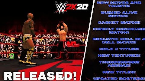 WR3D 2K21 Mod Released! (New Moves & Taunts, REALSTIC ARENAS,Hell In A Cell Match,Casket Match)