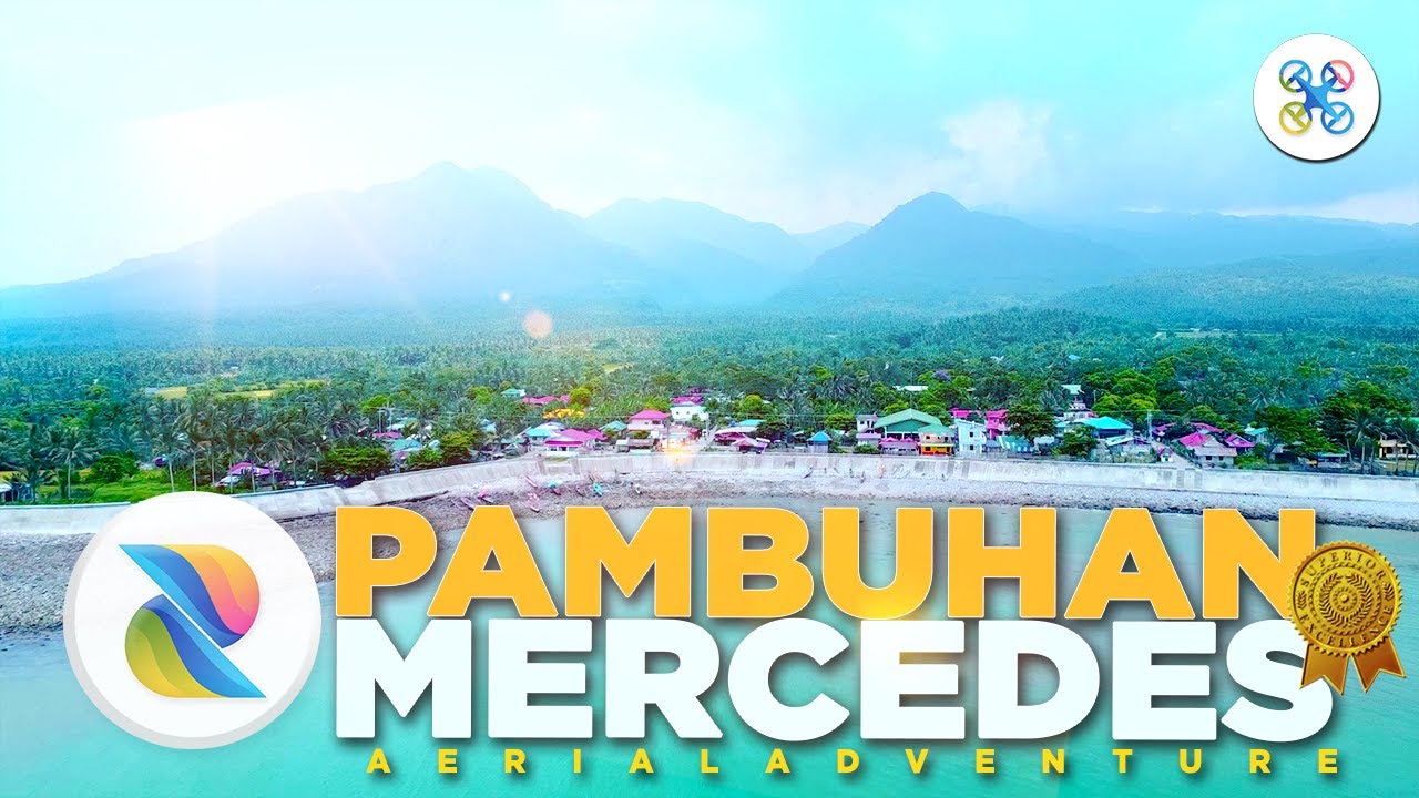 CINEMATIC AERIAL VIEW🏔️🌊PAMBUHAN MERCEDES | CAMARINES NORTE | NO COPYRIGHT