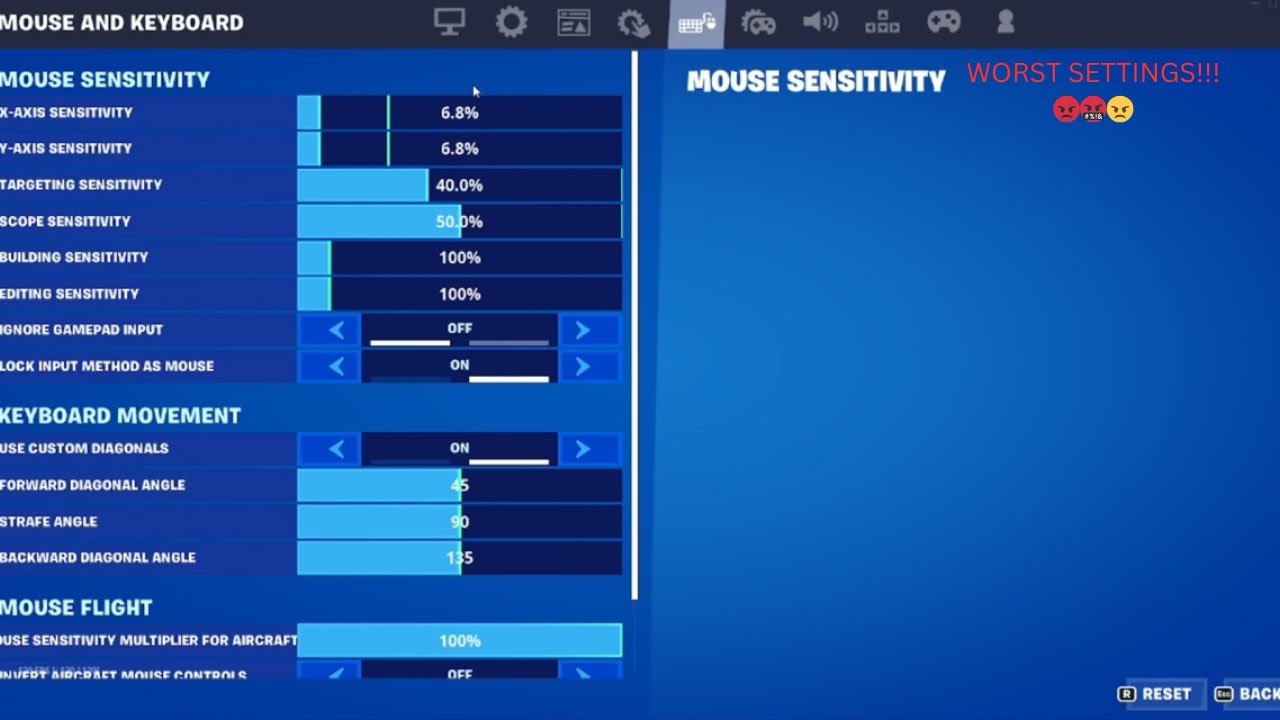 Playing Fortnite with worst settings challenge