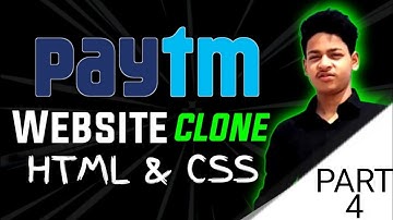 Building PAYTM clone 🔥| Project HTML & CSS | PART 4