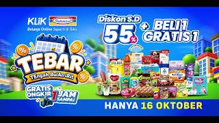 🔥💸TENGAH BULAN MAKIN IRIT DI KLIK INDOMARET! NIKMATI DISKON sd 55% &  BELI 1 GRATIS 1 #KlikIndomaret