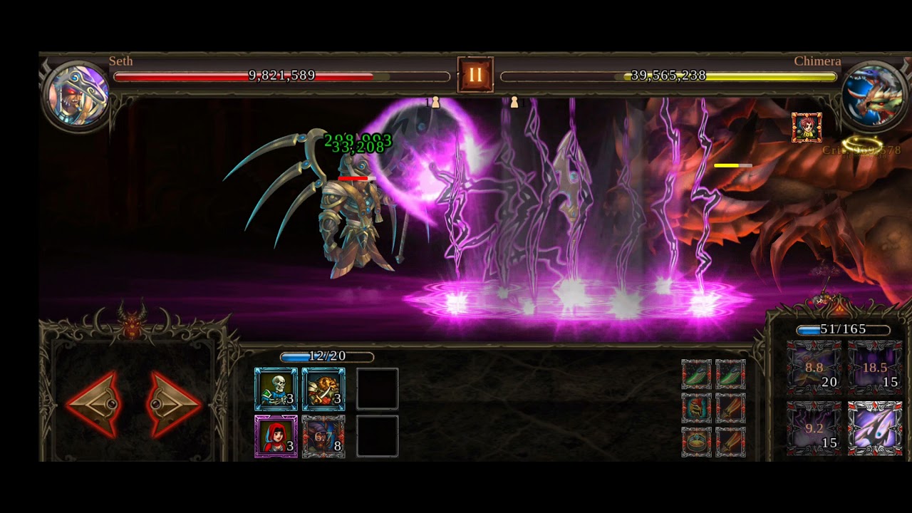 Epic heroes war / super bosses / Hard fight win