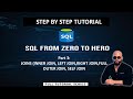 SQL JOINs Made Easy | INNER, LEFT, RIGHT, FULL &amp; SELF JOINs (Zero to Hero)
