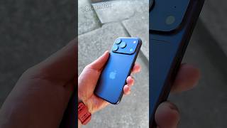 iPhone 17 Pro Deep Blue with 3D Custom Daily Wallpaper Red Pearl❤️ #shorts #trending #iphone #viral