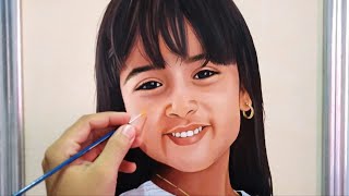 Pintando pequeña princesa