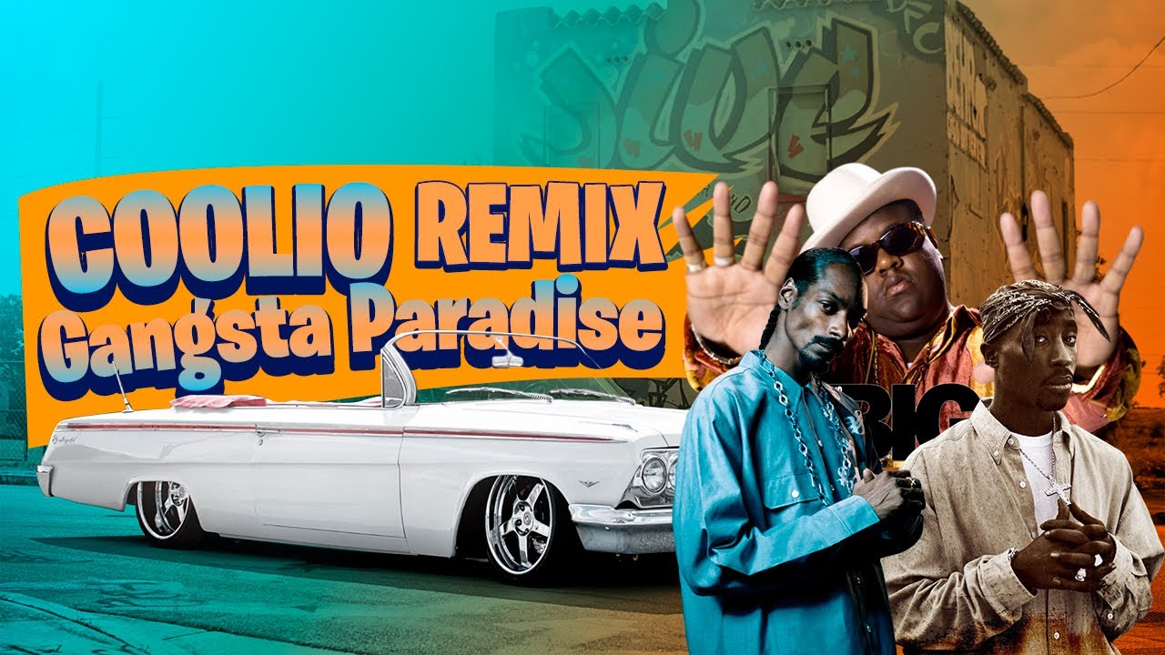 Download Coolio Gangsta's Paradise ft 2Pac, Snoop Dogg, BIG (NickT Remix) (Bass Boosted)