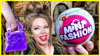 *NEW* Unboxing FASHION MINI BRANDS- TINY REAL Rare Designer Bags & Makeup!