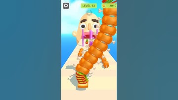 Sandwich runner🍎❤️‍🔥level 62 #3D #games #youtubeshorts #shorts