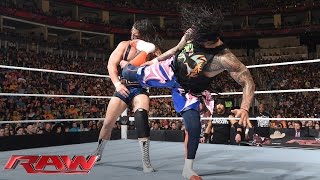 The Usos Vs. The Social Outcasts Raw, 14. März 2016