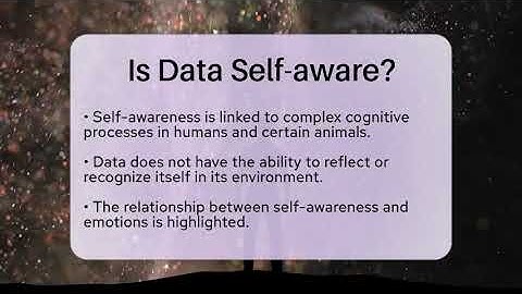 Is Data Self-aware? - The SciFi Reel
