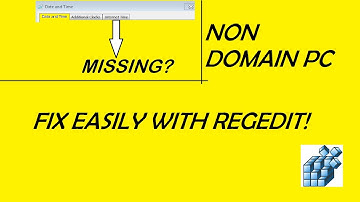 FIX INTERNET TIME TAB NOT SHOWING UP WINDOWS 7 | SHOWDOWN PUBLISHER