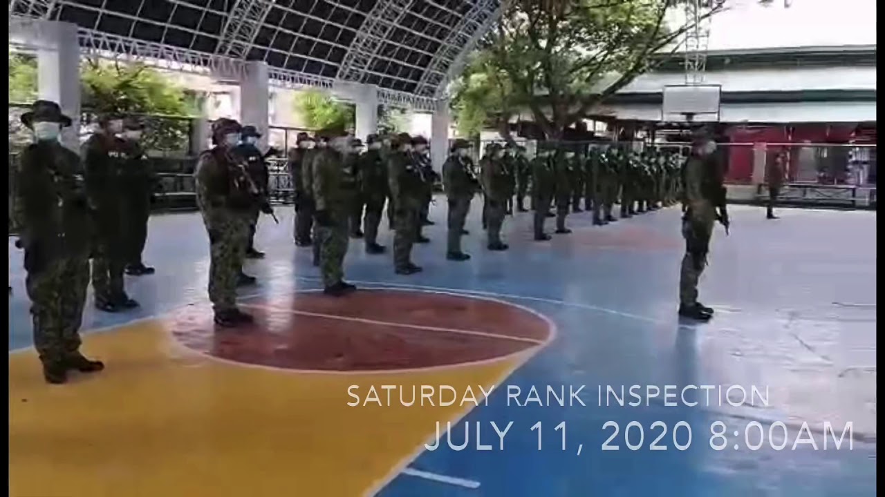 Rank Inspection July 11, 2020 #TeamPNP #ToServe&ToProtect#PNPKakampiMo ...
