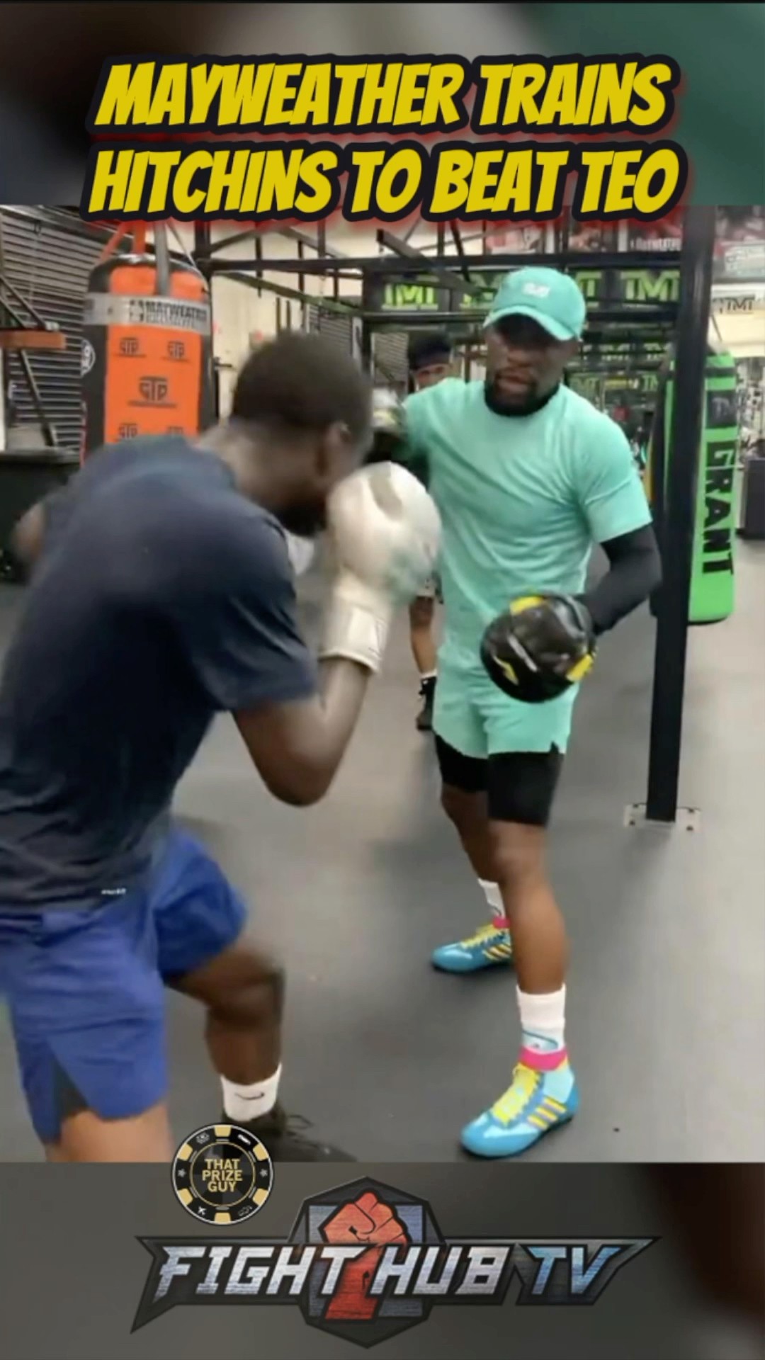 Floyd Mayweather TRAINING Richardson Hitchins to beat Teofimo