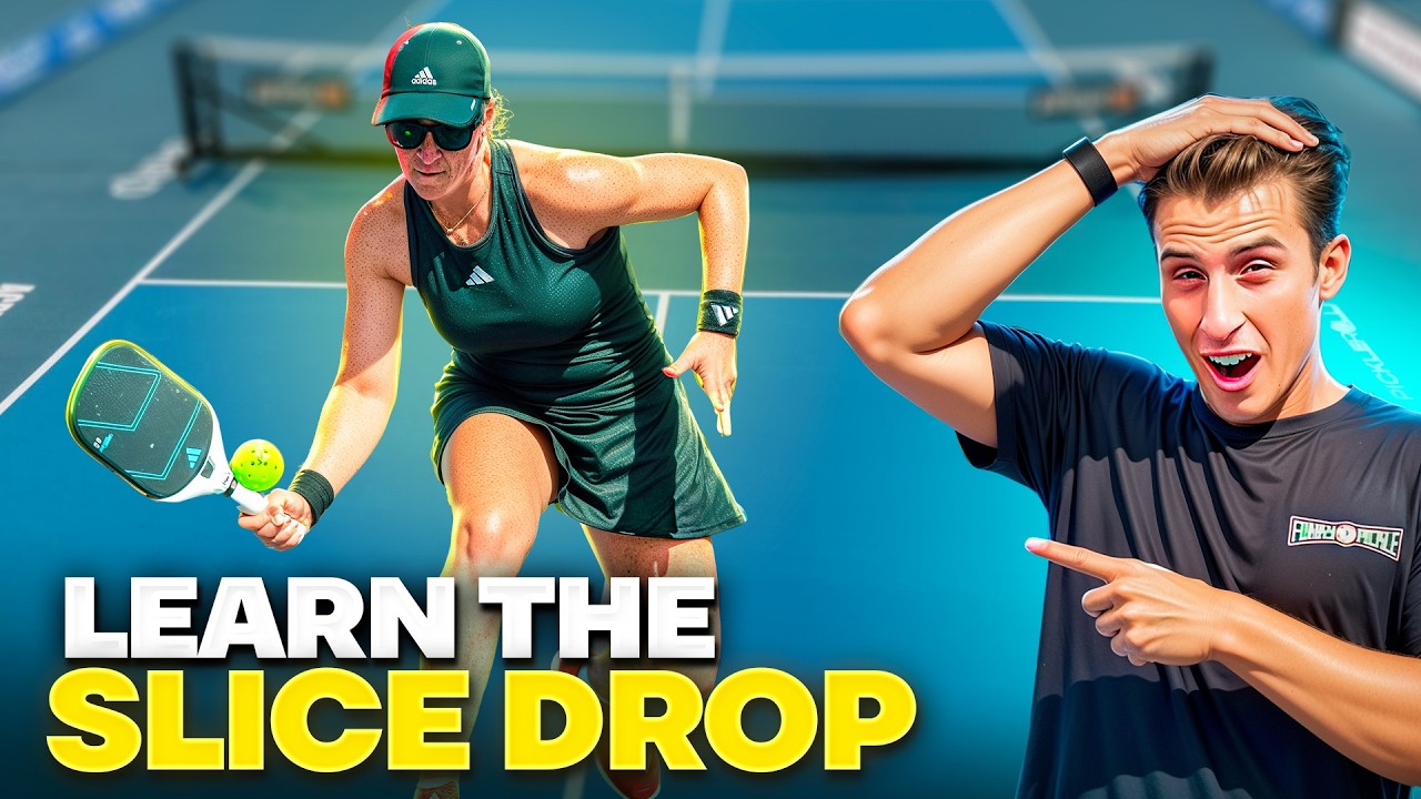 Мари Хамберг обучает третьему удару слайс-дроп в Пиклболе