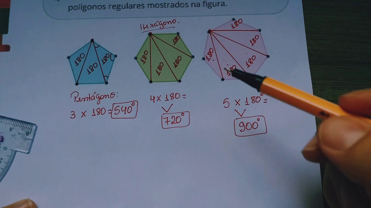 ÂNGULO INTERNO de um POLÍGONO \Prof. Gis/ #08 