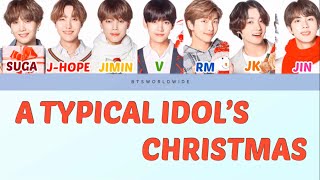 BTS(방탄소년단) - “A Typical Idol’s Christmas” Color Coded lyrics Eng