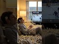 Popcorn kernels rapidly explode into piles surrounding the man's couch. #popcorn #snacks #comedy