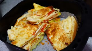 Air Fry Recipe, Just Pour Egg On Tortilla And The Result Will Be Amazing | Tortilla Pizza Recipe