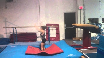 Front handspring full on vault