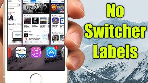 NoSwitcherLabels - iOS 8 Jailbreak Cydia Tweaks