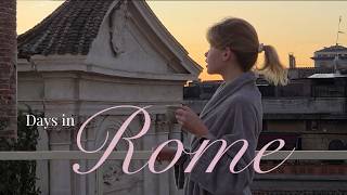 my stay in rome 🛁 beautiful hotel diary, best pasta & cafe hopping screenshot 2