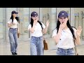 김지원(KIM JI WON) 입국 ‘이리저리 치여도 웃을 수 밖에 없는 배우님’ Arrival | 인천공항 • 240515