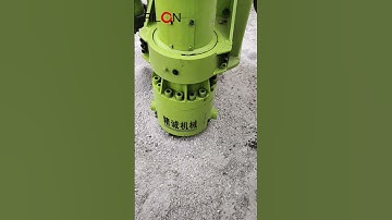 Rock splitting and drilling in one! This integrated machine simplifies rock mining.