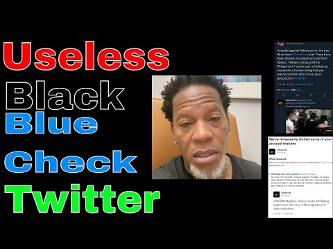 Useless Black Blue Check Twitter