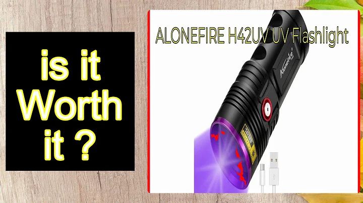 ALONEFIRE H42UV UV Flashlight Features - Important Information