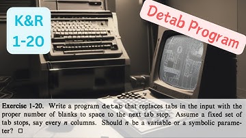 The C Programming Language K&R: 1-20 Solution