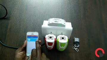 SONOFF Wifi switch installation setup of wifi connectivity, wifi remote pair and alexa voice control