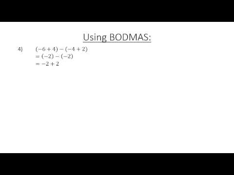3 BODMAS