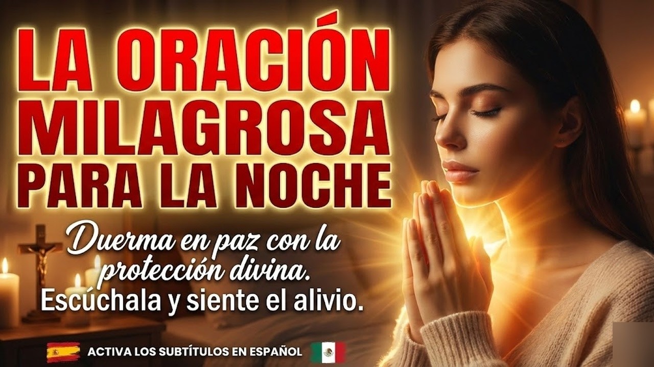 La Mejor Oración Para Dormir en Paz ｜ Oración de La Noche - YouTube