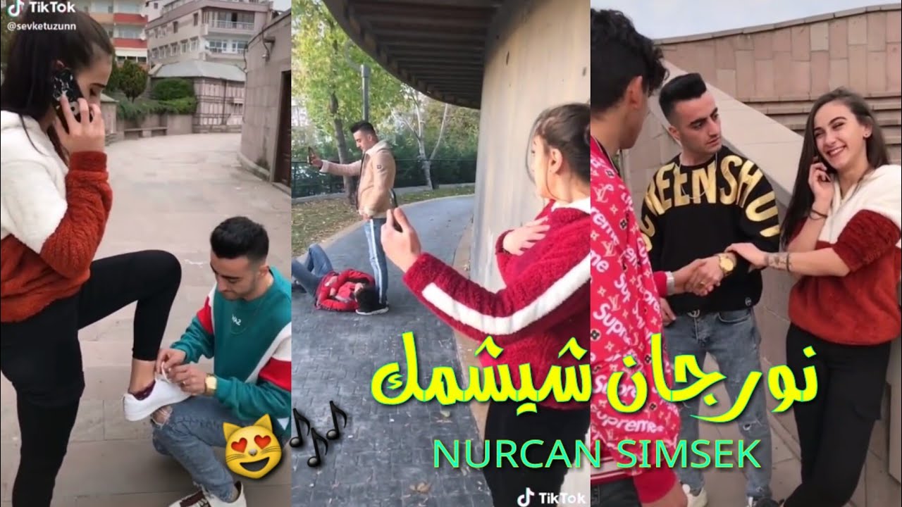 تجميع مقاطع تيك توك نورجان شيشمك)بنت تركية ❤😻 