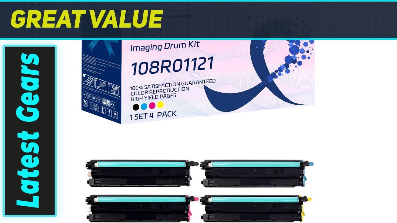 Xerox 108R01121 Drum Kit: The Best Upgrade for Phaser 6600 Printers