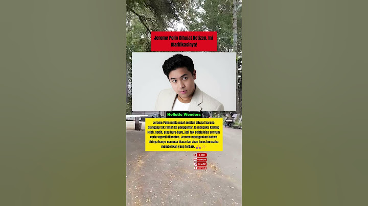 Jerome Polin Dihujat Netizen, Ini Klarifikasinya!