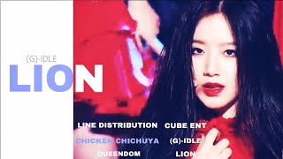 (G)-IDLE - LION LINE DISTRIBUTION