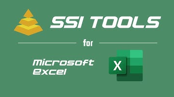 SSI Tools For Microsoft Excel