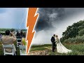 Lightning Strikes Near Wedding as Couple Says Their Vows
