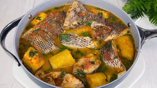 HOW TO MAKE TILAPIA FISH PEPPER SOUP