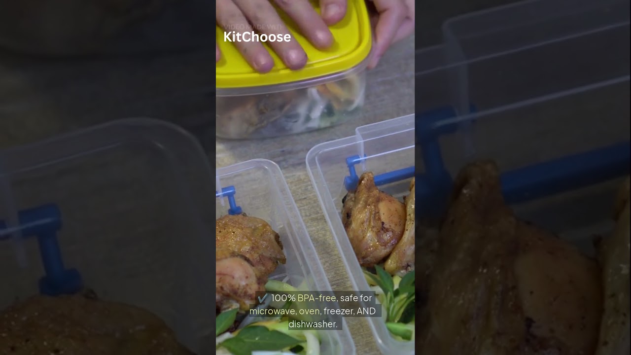 Game-Changing Glass Meal Prep Containers! (No More Plastic 🚫) 