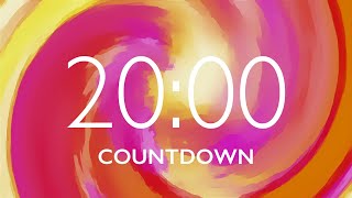 20 Minute Classroom Timer with Relaxing Music and Alarm ⏰