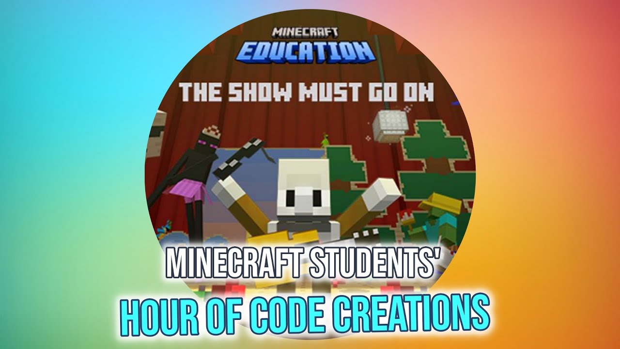 Minecraft Students Create Epic Worlds for Hour of Code Event - YouTube