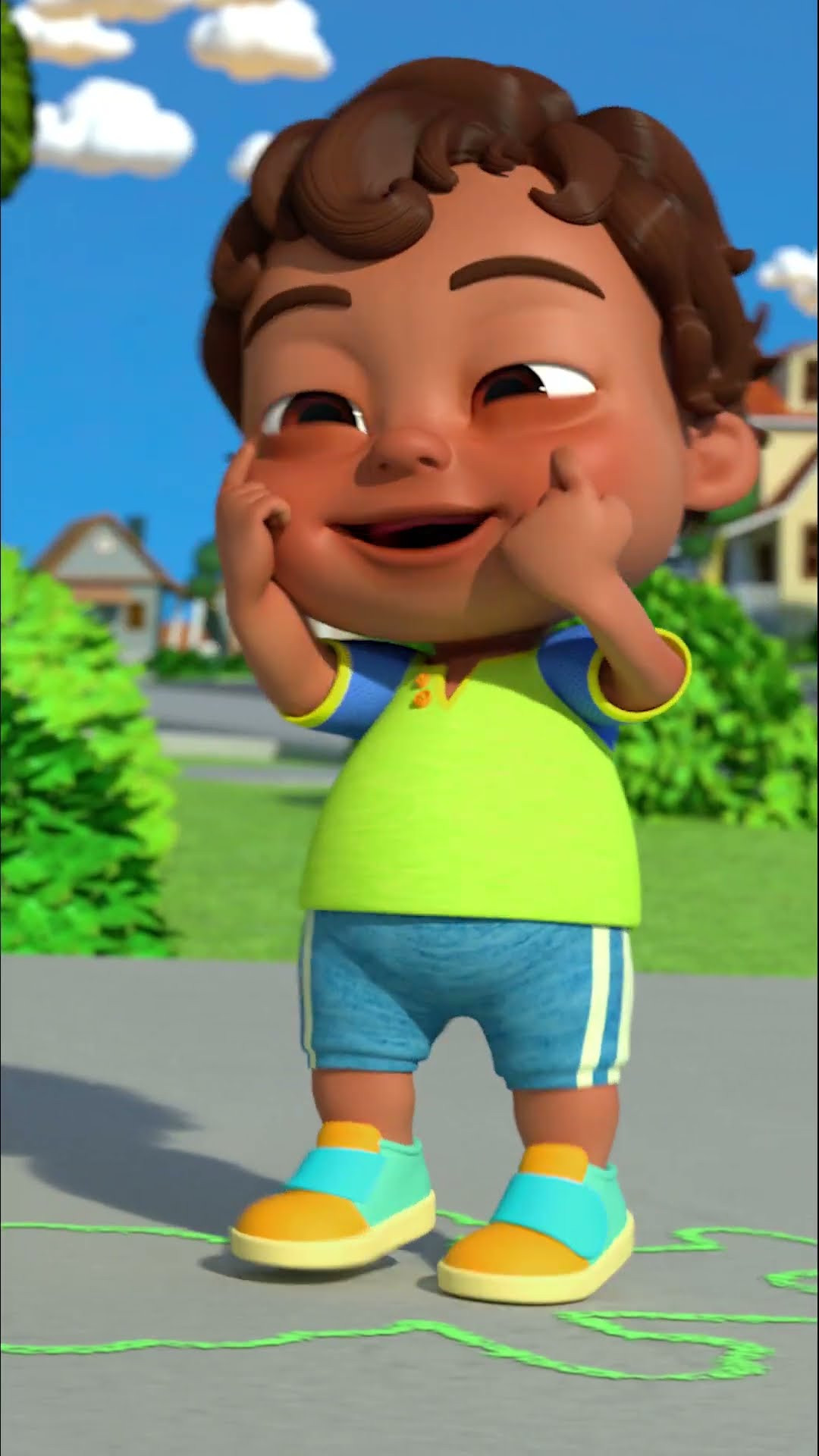 ?Heads Shoulders Knees and Toes! #cocomelon #shorts #learningvideos