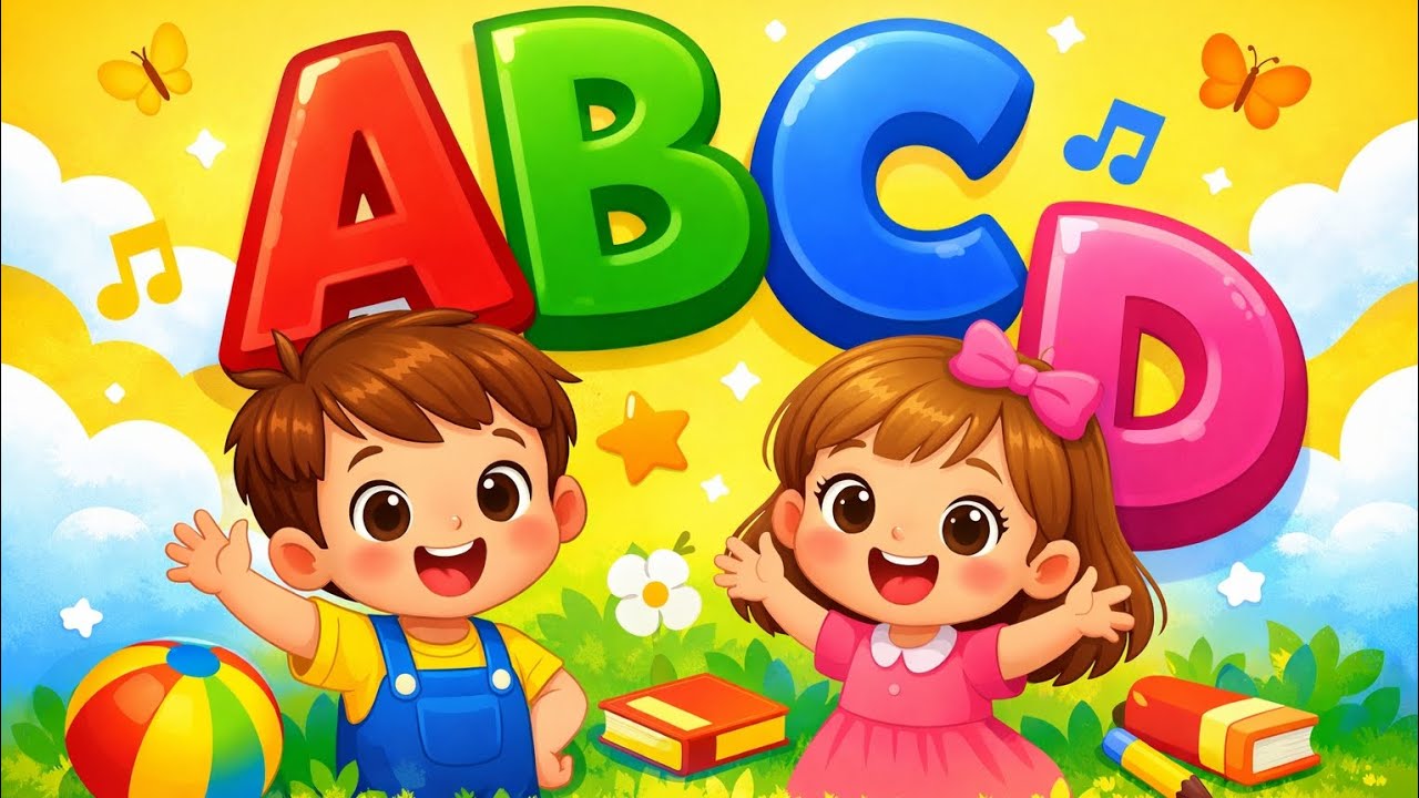 ABCD Rhymes Story for Kids | Learn Alphabet with Fun & Music 🎶 #abcd # ...