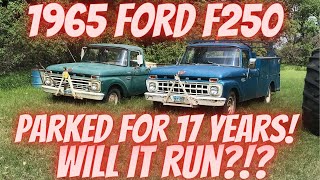 1965 F250 Service Truck! Farm Auction Purchase! Will it Run?!? Parked for 17 years!